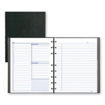  | Blueline A29C.81 9.25 in. x 7.25 in. NotePro Undated Daily Planner - Black Cover
