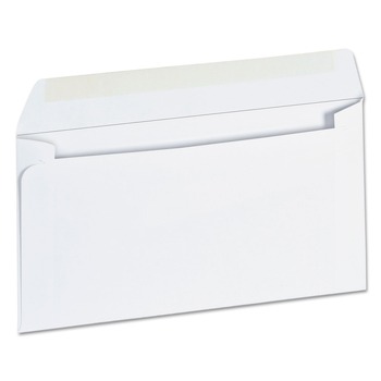 Universal UNV35206 #6-3/4 Square Flap Open-Side Gummed Business Envelope - White (500/Box)