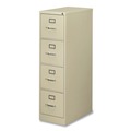 Office Filing Cabinets & Shelves | Alera 25472 15 in. x 25 in. x 52 in. 4-Drawers Economy Vertical File - Letter, Putty image number 1