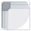 White Boards | MasterVision MA2100790 96 in. x 48 in. Earth Silver Easy Clean Dry Erase Boards - White/Silver image number 3