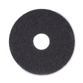 Labor Day Sale | Boardwalk BWK4013BLA 13 in. Diameter Stripping Floor Pads - Black (5/Carton) image number 0