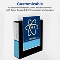 Back to School Sale | Avery 79170 One Touch EZD Rings 3 Rings 1 in. Capacity 11 in. x 8.5 in. Heavy-Duty DuraHinge View Binder - Red (12/Carton) image number 2