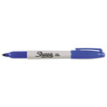 Permanent Markers | Sharpie 30003 Fine Bullet Tip Permanent Marker - Blue (1-Dozen) image number 3