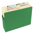 File Folders | Smead 73226 3.5 in. Expansion Colored File Pockets - Letter Size/Green image number 3