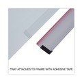 White Boards | Universal UNV43234 72 in. x 48 in. Frameless Glass Marker Board - White Surface image number 7