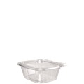 Food Trays, Containers, and Lids | Dart CH16DEF ClearPac SafeSeal 16 oz. Flat Lid Plastic Tamper-Resistant/Evident Containers - Clear (200/Carton) image number 3
