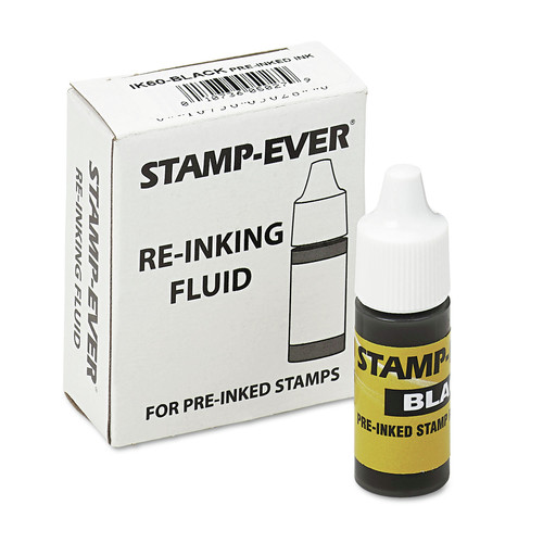 Stamps & Stamp Supplies | Trodat IK60 7 mL Bottle Refill Ink for Clik and Universal Stamps - Black image number 0
