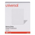 Sheet Protectors | Universal UNV21134 Heavy Gauge Letter Size Top-Load Poly Sheet Protectors - Clear (200/Pack) image number 0