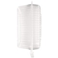 Food Trays, Containers, and Lids | Handi-Foil 6010S-200 8.63 in. x 3 in. x 9 in. 60 oz. Handi-Lock Plastic Food Container - Clear (200/Carton) image number 1