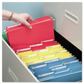Just Launched | Smead 12743 1/3-Cut Tabs Assorted Letter Size 0.75 in. Expansion Colored File Folders - Red (100/Box) image number 11