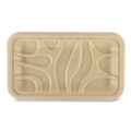Food Trays, Containers, and Lids | World Centric TRSC17S 8.3 x 4.9 x 0.7 Fiber Paper Trays - Natural (500/Carton) image number 0