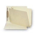 File Folders | Smead 34210 End Tab 14-pt Manila Fastener Folders with Reinforced Straight Tabs - Letter Size/Manila Exterior (50/Box) image number 0