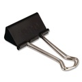 Just Launched | ACCO A7072100B Large Binder Clips - Black/Silver (1-Dozen) image number 3