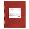 Notebooks & Pads | Ampad 22-157 11.75 in. x 9.25 in. Sheets 4 sq./in. Quadrille Rule Computation Book - Brown Cover image number 0