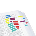 Page Flags | Redi-Tag B72001 Mini Arrow Page Flags - Blue/Mint/Purple/Red/Yellow (154/Pack) image number 1