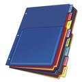 File Folders | Cardinal 84013 11 x 8.5 Expanding Pocket 8-Tab Index Dividers - Assorted (8/Pack) image number 3