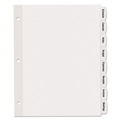Dividers & Tabs | Avery 14435 11 in. x 8.5 in. 8 Big Tab Printable White Label Tab Dividers - White (20/PK) image number 1