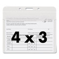Label & Badge Holders | Advantus 75603 4.5 in. x 4 in. PVC-Free Horizontal Badge Holders - Clear (50/Pack) image number 2