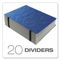 File Folders | Pendaflex 11015 Letter Size Alpha Index Expanding Desk File, 23 Dividers - Blue Cover image number 2