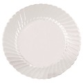 Bowls and Plates | WNA WNA CW9180 9 in. Diameter Plastic Classicware Plates - Clear (18/Bag, 10 Bags/Carton) image number 0