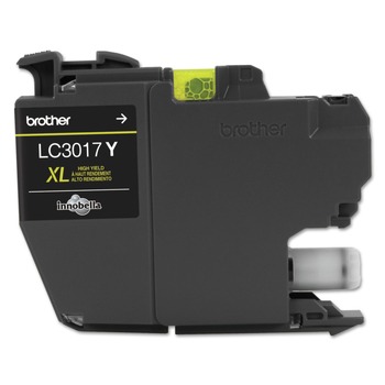 Brother LC3017Y LC3017Y Innobella 550 Page-Yield High-Yield Ink - Yellow