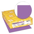 Cover & Cardstock | Neenah Paper 26771 20 lbs. Bond Weight 8.5 in. x 11 in. Exact Brights Paper - Bright Purple (500/Ream) image number 1