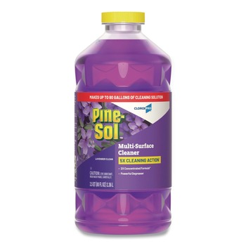 PRODUCTS | Pine-Sol 60608EA CloroxPro 80 oz. Concentrated Multi-Surface Cleaner - Lavender Clean Scent