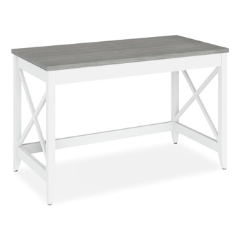 Alera ALEWSF4824GY 47.24 in. x 23.62 in. x 29.53 in. Farmhouse Writing Desk - Gray