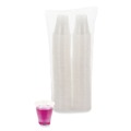 Just Launched | Boardwalk BWKTRANSCUP3CT 3 oz. Polypropylene Plastic Cold Cups - Translucent (125/Bag, 20 Bags/Carton) image number 0