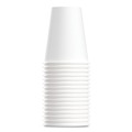  | SOLO 378W-2050 8 oz. Single-Sided Poly Paper Hot Cups - White (1000/Carton) image number 2