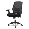 Office Chairs | HON HVL581.ES10.T 18 in. to 22 in. Seat Height 250 lbs. Capacity High-Back Task Chair - Black image number 2