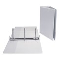 Binders | Universal UNV20997 5 in. Capacity 11 in. x 8.5 in. 3-Slant-Ring View Binder - White image number 5