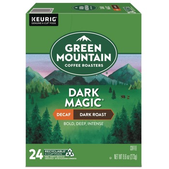 Green Mountain Coffee 5000378924 Coffee K-Cups - Dark Magic Decaf Extra Bold (24/Box)