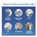 Hand Wipes | Clorox Healthcare 30824 9 in. x 6.75 in. Hydrogen Peroxide Cleaner Disinfectant Wipes - Unscented (95/Canister, 6 Canisters/Carton) image number 8