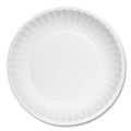 Bowls and Plates | AJM Packaging Corporation 40111 6 in. Diameter Paper Plates - White (100/Pack, 10 Packs/Carton) image number 4