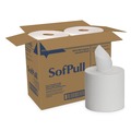 Just Launched | Georgia Pacific Professional 28143 SofPull 7.8 in. x 15 in. 1-Ply Perforated Paper Towel - White (560/Roll, 4-Rolls/Carton) image number 0