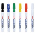 Permanent Markers | uni-ball 63720 Fine Bullet Tip Permanent Marker - Assorted Colors (6/Set) image number 1