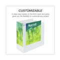 File Folders | Samsill 18907 3 Rings 5 in. Capacity 11 in. x 8.5 in. Earth's Choice Plant-Based Round Ring View Binder - White image number 4