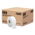 Toilet Paper | GEN GENJRT2PLY1000 JRT 2-Ply 3.25 in. x 720 ft. Bath Tissue - White, Jumbo (12/Carton) image number 0