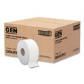Toilet Paper | GEN B5001 JRT 2-Ply 3.25 in. x 720 ft. Bath Tissue - White, Jumbo (12/Carton) image number 0