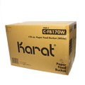 Food Trays, Containers, and Lids | Karat C-FB170W 8.9 in. x 8.36 in. 170 oz. Paper Food Bucket - White (150/Carton) image number 2
