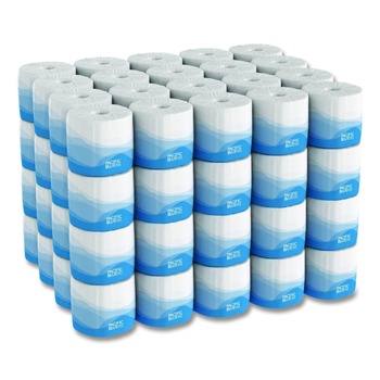 Georgia Pacific Professional 18280/01 Pacific Blue Select 2-Ply Bathroom Tissue - White (550 Sheets/Roll, 80 Rolls/Carton)