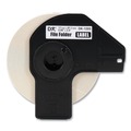 Labels | Brother DK12033PK 0.66 in. x 3.4 in. Die-Cut File Folder Labels - White (3-Rolls/Pack) image number 2