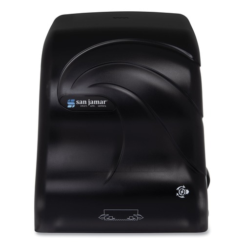 Paper Towel Holders | San Jamar T7490TBK 12.38 in. x 9.5 in. x 14.63 in. Simplicity Mechanical Roll Dispenser - Black Pearl image number 0