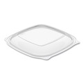 Bowls and Plates | Dart C2464BDL 8.5 in. x 8.5 in. x 0.5 in. PresentaBowls Pro Square Plastic Lids for 24 oz. to 32 oz. Bowls - Clear (63/Bag, 4 Bags/Carton) image number 0