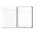 Notebooks & Pads | Blue Sky 139478 8.63 in. x 5.88 in. 12-Month (Jan to Dec): 2026 Life Note-It Dania Weekly/Monthly Planner - Floral Artwork, Teal/Pink/Blue Cover image number 4