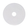 Just Launched | Boardwalk BWK4017WHI 17 in. Diameter Polishing Floor Pads - White (5/Carton) image number 0