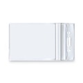 Label & Badge Holders | Advantus 75524 2.68 in. x 5 in. Holder 2.38 in. x 3.75 in. Insert Vertical Resealable ID Badge Holders - Transparent Frost (50/Pack) image number 1