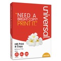 Cover & Cardstock | Universal UNV91200 8.5 in. x 11 in. 20 lbs. Bond Weight High-Bright Multipurpose Paper - White (10/Carton) image number 3