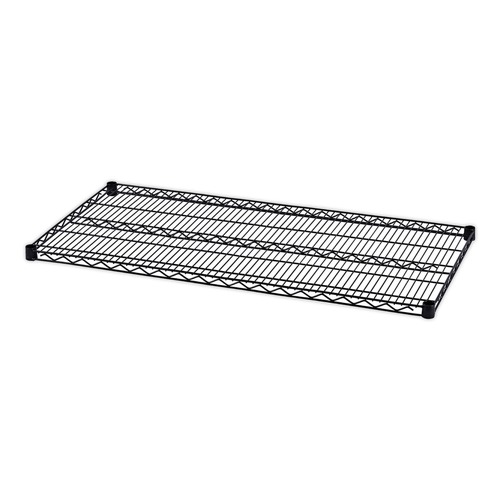 Just Launched | Alera ALESW584824BL 48 in. x 24 in. Industrial Wire Shelving Extra Wire Shelves - Black (2/Carton) image number 0